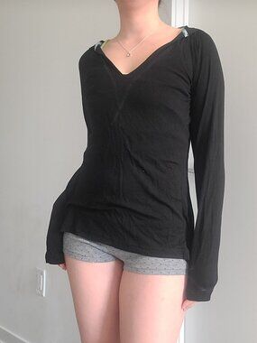 Denver Hayes Slim V-Neck Athletic Hoodie